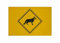 U24 Aufnäher Vorsicht Deutscher Schäferhund Fahne Flagge Aufbügler Patch 9 x 6 cm