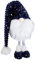 Christmas Paradise Weihnachtswichtel 45cm stehend Dekofigur blau-weiß