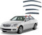 Windabweiser Passend Für Benz C-Class W203 W204 W205 2000-2021 Autofenster Regenschutz Regenabweiser Deflektoren Regenabweiser Integrierte Deflektoren