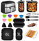 Airfryer Accesorios para Philips Dual Basket Airfryer 3000-serie 6L/3L, 17 Stück Accesorios Airfryer, Incluyendo Molde Silicona Freidora de Aire, Parrillas, Cajas de Tostadas, Pinzas de Cocina, etc.