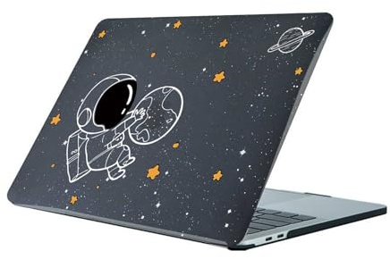 HLAAJJX Hülle Kompatibel mit 2024-2021 MacBook Pro 14 Zoll A2442 A2779 A2918 A2992, Plastik Hartschale Schutzhülle Case Cover für MacBook Pro 14 M1 M2 M3 M4 Max,Weltraum-Stern