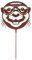 UNUS Gartenstecker Rost Otter