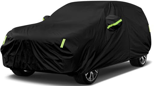 Tefebatu Housse Voiture pour Fiat 124 Sport Coupe,Coque Intégrale pour Protection Contre Le Soleil, La Pluie Et avec Fermeture éclair Et Cordon De Serrage Coupe-Vent
