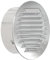 Plikc - Griglia aerazione tonda con rete - MADE IN ITALY (Alluminio - foro 120)