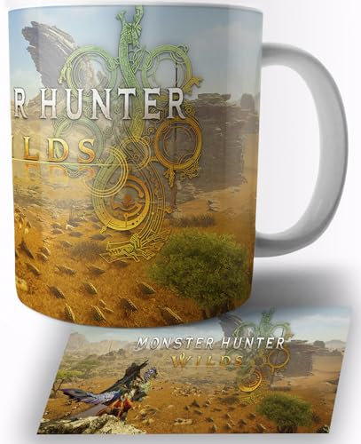 Monster Hunter Wilds Keramik Becher 325ml Tasse Mug