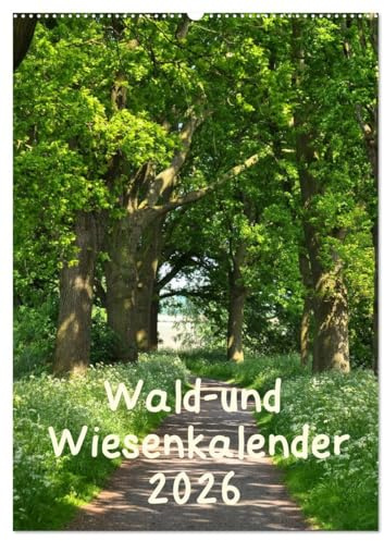 Wald- und Wiesenkalender 2026 Planer (Wandkalender 2026 DIN A2 hoch), CALVENDO Monatskalender: Ein Kalender für NaturliebhaberInnen mit wunderschönen Wald -und Wiesenbildern. (CALVENDO Natur)