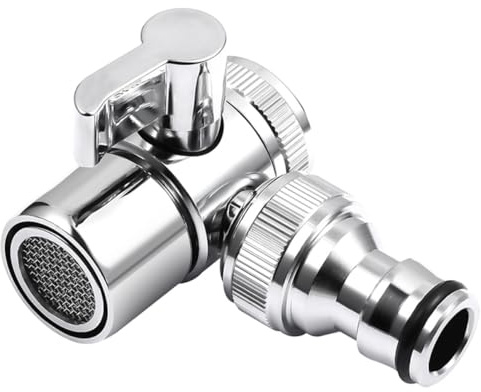 FUTUREORYY Adaptador de Grifo para Lavadora y Fregadero con Conexión Doble y Diseño Resistente para Dividir Mangueras de Agua el
