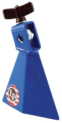 LP Latin Percussion LP860180 Cowbell Jam Bell High Pitch Blue | montierbar, High Pitch, blau, made in USA