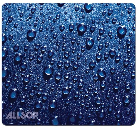ALLSOP Mouse Pad, Raindrop - Blue (30182), 8.5 x 8