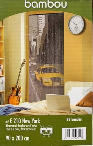 MOREL SA Bambus New York TÜRVORHANG Maße 90x200cm