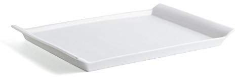 Quid Gastro Fresh Fuente Rectangular Porcelana 36x25cm Porcelana Apto Microondas Apilable