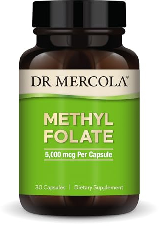 Dr Mercola Methyl Folate 5mg | 30 Capsules