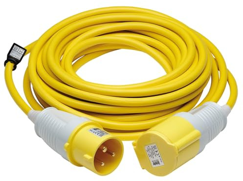 Defender Extension Lead Yellow 4mm2 32A 14m 110V (E85240)
