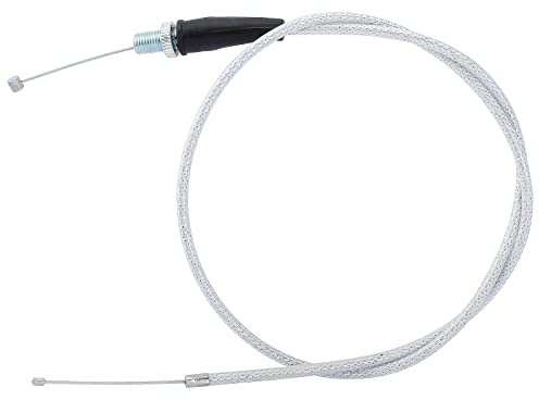 QAZAKY White Throttle Cable 90cm 36inch for 49cc 50cc 70cc 80cc 90cc 110cc 125cc 140cc 150cc Pit Dirt Pocket Bike CB06 XR50 CRF50 XR CRF 50 70 80 Z50 Z50R NST BMX SDG SSR TTR PRO 107 110 Adjustable