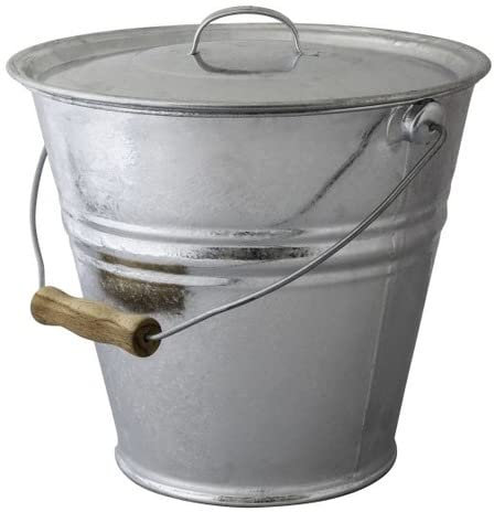 Seau Avec Couvercle En Acier Galvanisé 10l - 040125