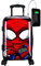 TOKYOTO Valise Cabine Trolley pour Enfants Garçons 55x35x20 cm Bagage Sac de Voyage Connexion USB avec Serrure TSA Légère Robuste pour Les Fans De Super-héros et Dessin Animé Spider Boy