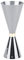 Durable En Acier Inoxydable Jigger Cône Forme Boisson Vin Cocktail Tasse À Mesurer Bar Café Accessoires Outil Noir Revêtement 30/60 ml
