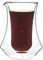KRUVE PIQUE Coffee Carafe - Elegant Double-Wall Glass Design, 10oz (300ml) Capacity for Perfectly Brewed Coffee, Ideal for Entertaining Guests and Coffee Lovers, Keeps Your Brew Hot and Hands Cool