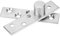 Yanmis Bisagra de Puerta, 2 Piezas 75 mm Bisagra de pivote Giratorio de 360 ​​Grados Bisagra de Puerta giratoria de Acero Inoxidable, Alta dureza, Larga Vida útil(Eccentric Pivot)