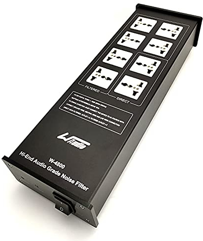 WAudio AC Noise Power Filter - Line Conditioner Power Purifier Surge Protector with Universal Outlets
