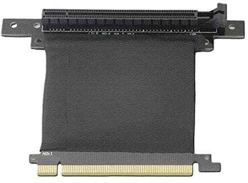 Pci-E 16x Riser Card, PCI Express 3.0 16X Cavo di prolunga 90 gradi ad alta velocità Riser Card -70 mm