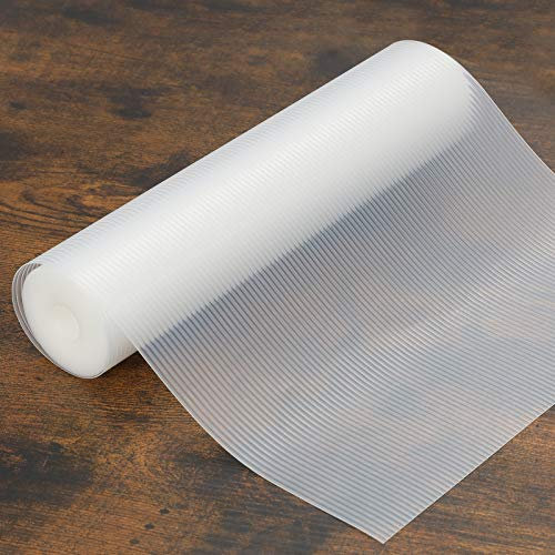 Schubladenmatte 45x610CM Transparent wasserdichte Zuschneidbar Antirutschmatte Schrankmatte Kühlschrankmatten für Kühlschrank und Schublade