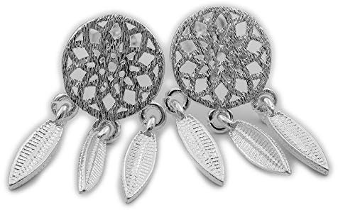 Ohrstecker Silber 925 Silberohrstecker Ohrringe S0682 Traumfänger, dreamcatcher