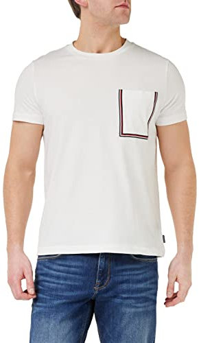 Tommy Hilfiger Men RBW Short-Sleeve T-Shirt Crew Neck, White (White), M