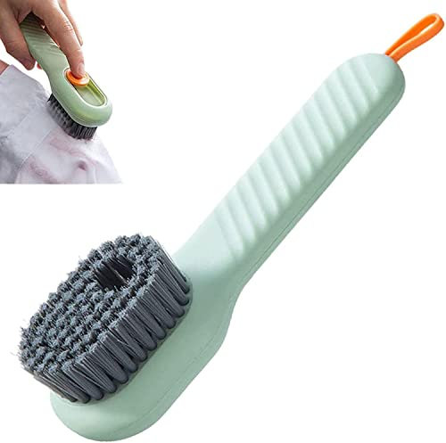 Cleaning Brush for Shoes Household Soft Bristle Cleaning Brush with Soap Dispenser | Press Type Automatic Liquid Adding Brush for Clothes and Shoes (2)