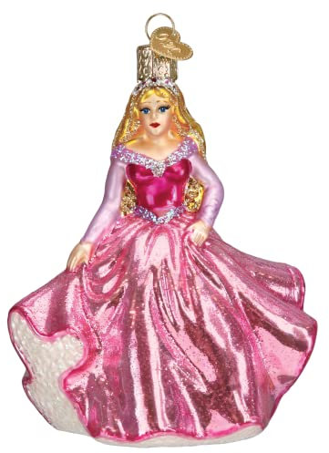 Old World Christmas Princess Glass Blown Ornament for Christmas Tree