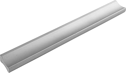 ALLES IM GRIFF Möbelgriff Alto LA 128mm - flacher Schubladengriff Breite 150mm - ideal Schubladen, Aluminium natur eloxiert