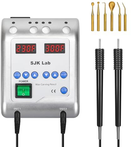 Electric Wax Carving Pencil With Double Pens and 6 Tips - Exceptional Heat Conductivity for Precision Tasks, Suitable for Double Use
