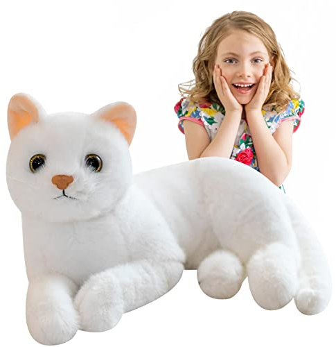 Katze Kuscheltiere,kuscheltier katze,katze kuscheltier,katze plüschtier,plüschkatze,Katze Plüsch Stofftier,Kätzchen,30,5 cm,Plüsch Katze,gefüllte Puppe,weich,Dekokissen,Dekoration,Festival Geschenke