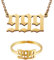 LEGENTLISUR Personalisierte Halskette,Halskette Aus Edelstahl,Halskette Und Ring Mit Engelszahlen,Choker-Numerologie-Schmuckset Für Frauen,Jubiläums-Geburtstagsgeschenk(999)