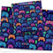 LimaLima 4 x Gaming Wrapping Paper Sheets For Boys Birthday & Christmas Neon Gaming Controllers Gift Wrap Design