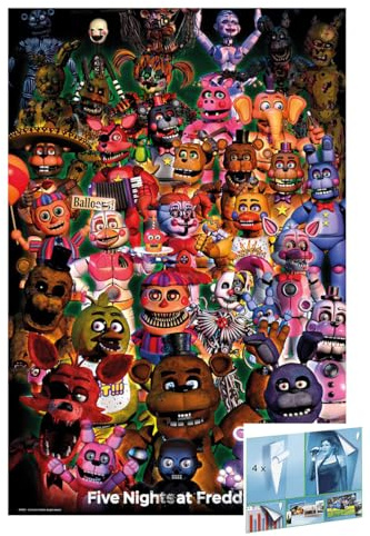 Close Up Five Nights at Freddy's - Poster (Ultimate Group) (Größe: 61cm x 91,5cm) (Poster & Poster Strips)