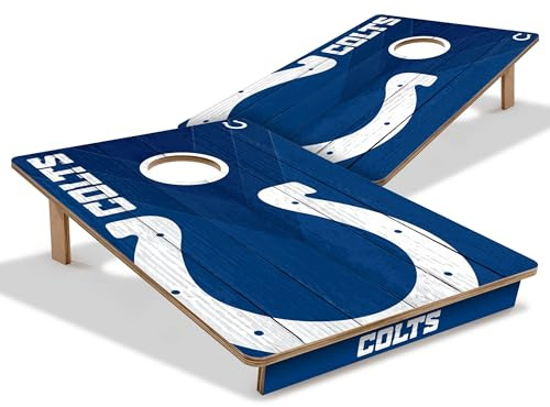YouTheFan NFL Indianapolis Colts 2’ x 3’ Wood Cornhole Game