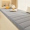 Sitzkissen Bank, Bankauflage Outdoor, Sitzpolster Bank, Waschbare Bankkissen, Bankpolster, Gartenbank Auflage, Sitzbank Kissen Eckbank Auflagen Erkerfensterkissen,Rauchgrau,180x60x5cm