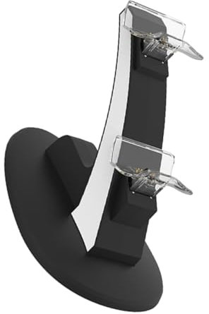 Tofficu Game Controller Ladegerät Dock mit Zwei Schlitzen Kompatibel mit LED Anzeige USB Einfache Installation und Verwendung Zubehör für Gamepad