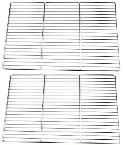 2-teiliger Edelstahl Grillrost für Weber Spirit 300er Serie ab Modell 2025 !!! 51 x 44,2 cm nur 10 mm Lichter Stababstand !