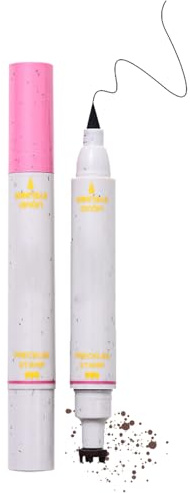Freckles Waterproof - Makeup Point Pen | Wasserdichter 2-in-1-Eyeliner mit künstlichem Sommersprossen-Stempel für natürlichen Look | Roller für lange Haut für Frauen und Fi
