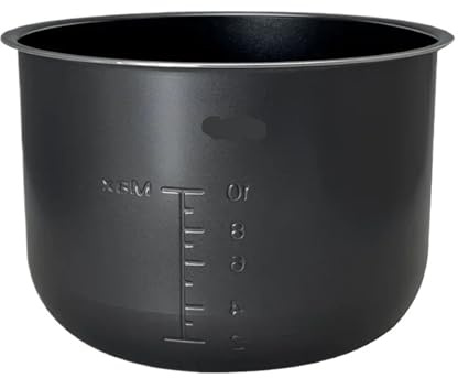 Electric Pressure Cooker Liner 5L ，Compatible for Midea，Non-Stick Rice Pot Gall Black Crystal Inner Accessories Parts Cooking