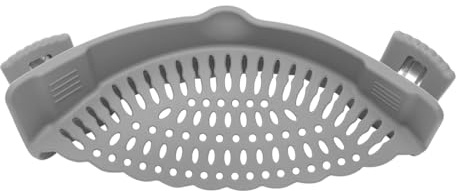 Gutol Escurridor De Silicona Con Clip Para Ollas Y Sartenes, Ideal Para Verduras, Fideos Y Espaguetis.
