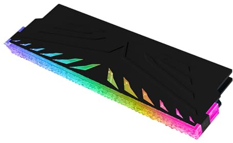 KAHDGSS ARGB RAMs Kühlkörper leiten Strahlung und Sorgen für RGB Beleuchtung bei DDR5-DDR4-DDR3-DDR2-Speichermodulen zur Speicherkühlung