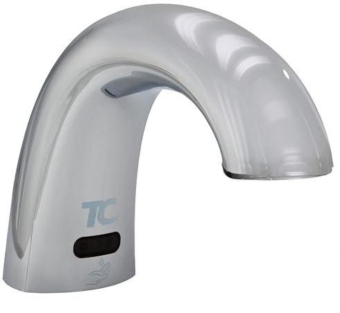 Rubbermaid Commercial ADA- Compliant OneShot Touch-Free Automatic Foam Soap Dispenser, Low-Profile, Chrome, LEED Credits (FG750339/ TC1938171)