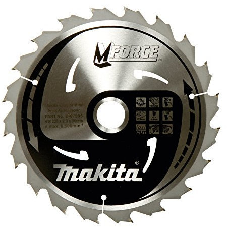 Makita B-32041 MForce Kreissägeblatt, 190 mm für Hand und Tischkreissägen