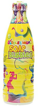 TUBAN Seifenblasenflüssigkeit für große Seifenblasen 1000 ml – Seifenblasenlösung 1L – Spielzeug für Kinder – Seifenblasen Machen – Outdoor-Spielspaß
