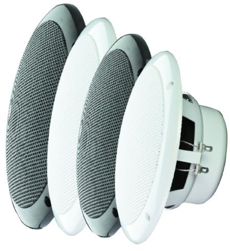 E-Audio Round Ceiling Speaker with Dual Moisture Resistant Cone