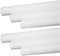 6x 1m/100cm Pipesnap Radsnaps Pipe Cover Snaps White