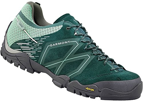 GARMONT Damen Sticky Stone GTX Schuhe, Dark Green-Light Green, UK 5